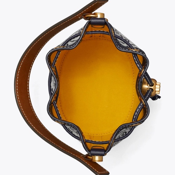 🌟Tory Burch MINI T MONOGRAM BUCKET BAG - Picture 10 of 11